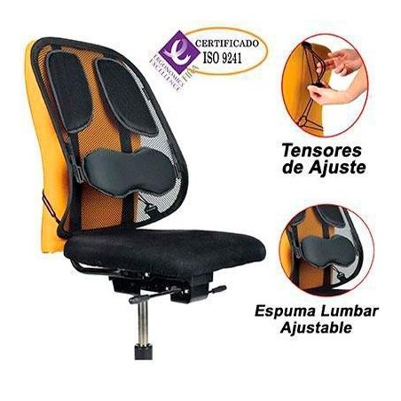 FELLOWES RESPALDO ERGONÓMICO DE REJILLA MESH PROFESIONAL