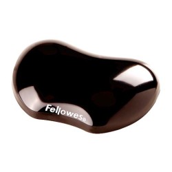 FELLOWES REPOSAMUÑECAS GEL FLEXIBLE CRYSTAL NEGRO