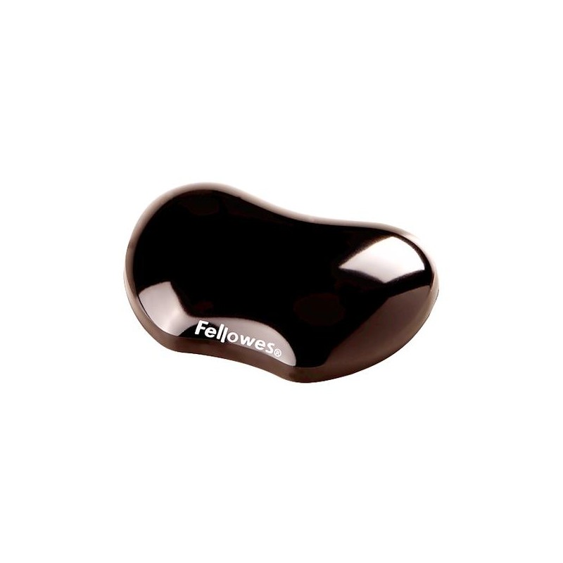 FELLOWES REPOSAMUÑECAS GEL FLEXIBLE CRYSTAL NEGRO