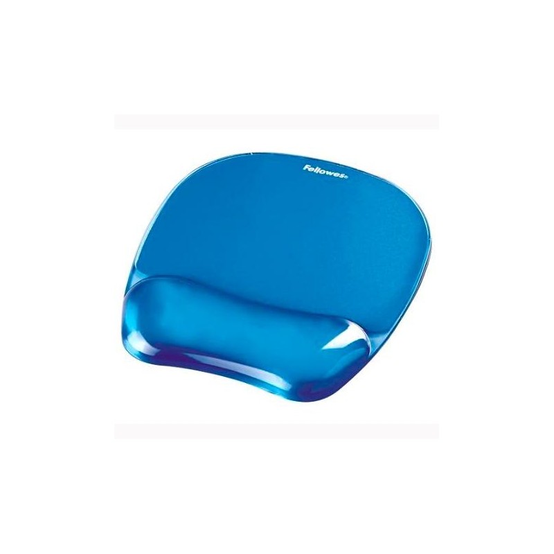 FELLOWES ALFOMBRILLA CON REPOSAMUÑECAS GEL AZUL