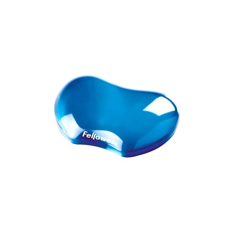 FELLOWES REPOSAMUÑECAS GEL FLEXIBLE CRYSTAL AZUL