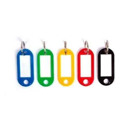 APLI LLAVEROS PORTA ETIQUETAS PLÁSTICO CAJA DE 100 C/SURTIDO