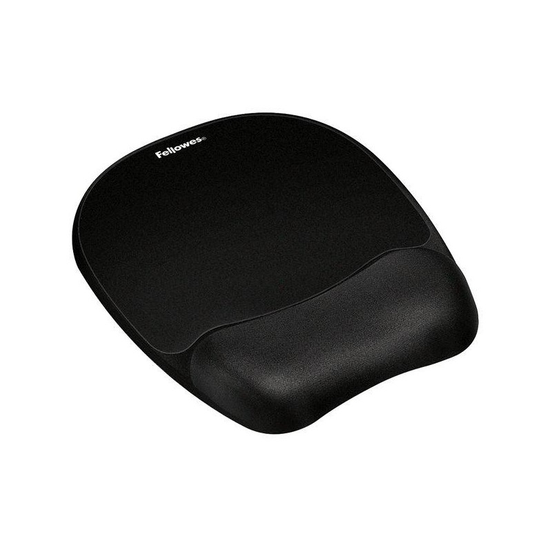 FELLOWES ALFOMBRILLA CON REPOSAMUÑECAS MEMORY FOAM NEGRO