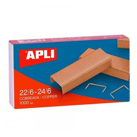 APLI GRAPAS 22/6-24/6 COBREADAS CAJA 1000 UD -PACK 10 CAJAS-