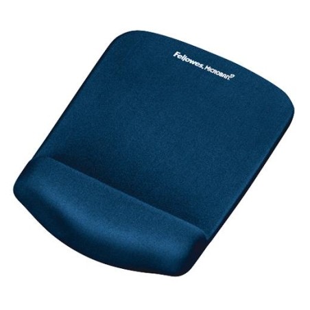 FELLOWES ALFOMBRILLA CON REPOSAMUÑECAS AZUL DE GEL Y ESPUMA DE ALTA DENSIDAD /PROTECCIÓN ANTIBACTERIAS