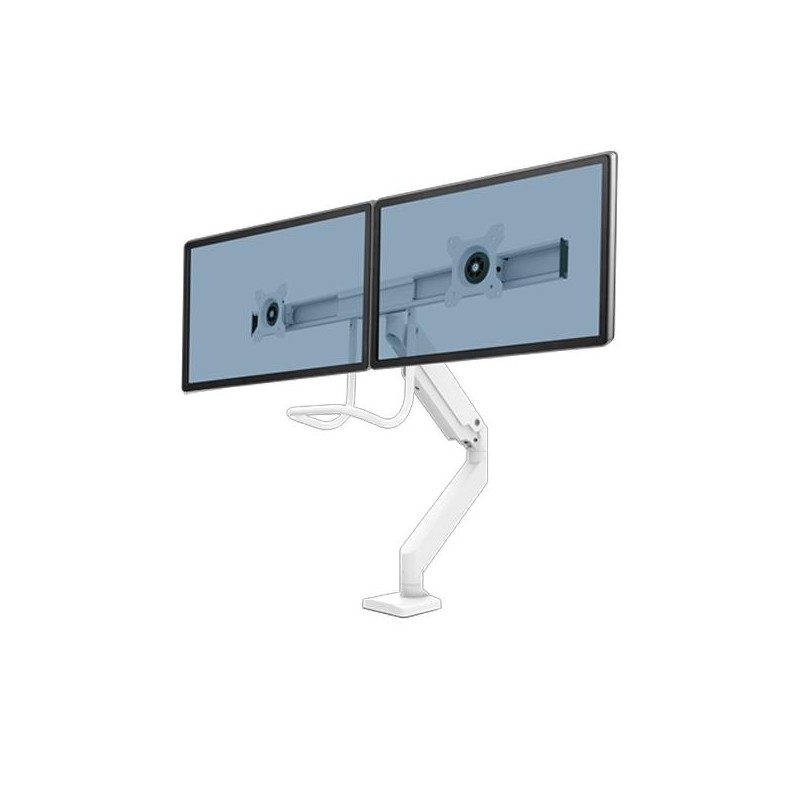 FELLOWES BRAZO BLANCO PARA MONITOR DOBLE EPPA TM C/ TRAVESAÑO