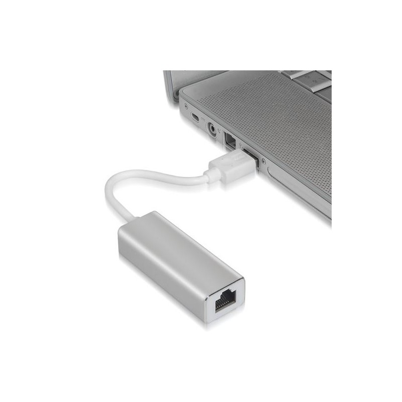 AISENS CONVERSOR USB 3.0 A ETHERNET GIGABIT 10/100/1000 MBPS 15CM BLANCO