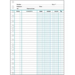 FINOCAM RECAMBIO MULTITALADRO CUENTAS CORRIENTE FOLIO 3016
