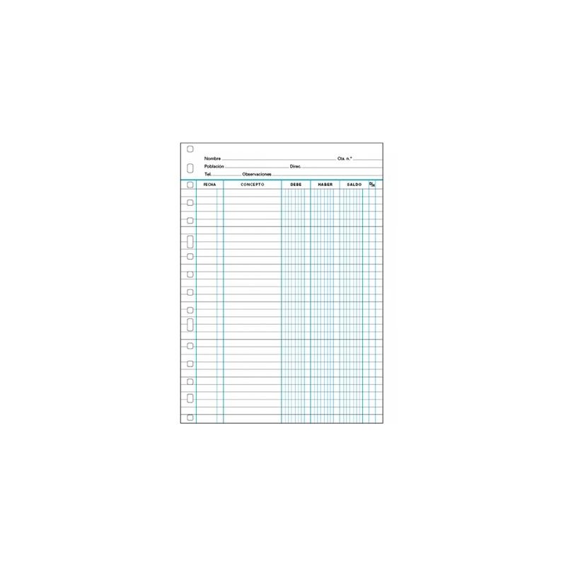 FINOCAM RECAMBIO MULTITALADRO CUENTAS CORRIENTE FOLIO 3016