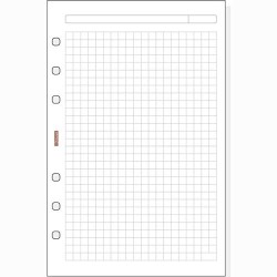 FINOCAM RECAMBIO AGENDA DE ANILLAS OPEN R540 500-117X181MM 50H CUADRÍCULA