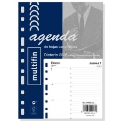 FINOCAM RECAMBIO ANUAL AGENDA 11 ANILLAS MULTIFIN 3002-155X215MM 1DP 2026