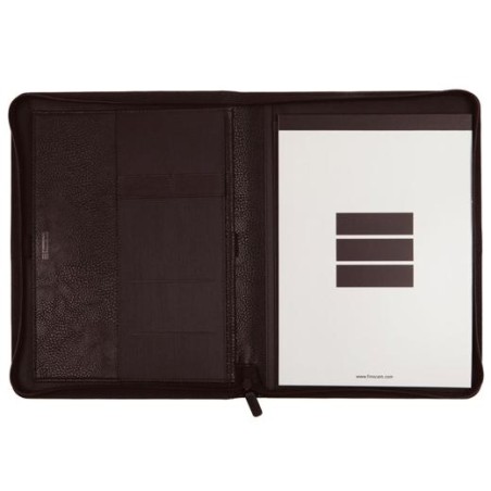 FINOCAM PORTADOCUMENTOS FOCUS CREMALLERA A4 POLIURETANO EFECTO PIEL NEGRO