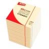 APLI BLOC NOTAS ADHESIVAS CLASSIC REPOSICIONABLES 100H 75X75 AMARILLO PACK 12 UD
