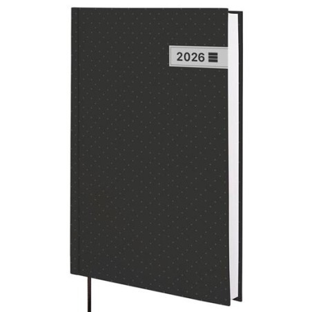 FINOCAM AGENDA DYNAMIC PORTO Y10-140X204MM 1DP TAPA DURA NEGRO 2026