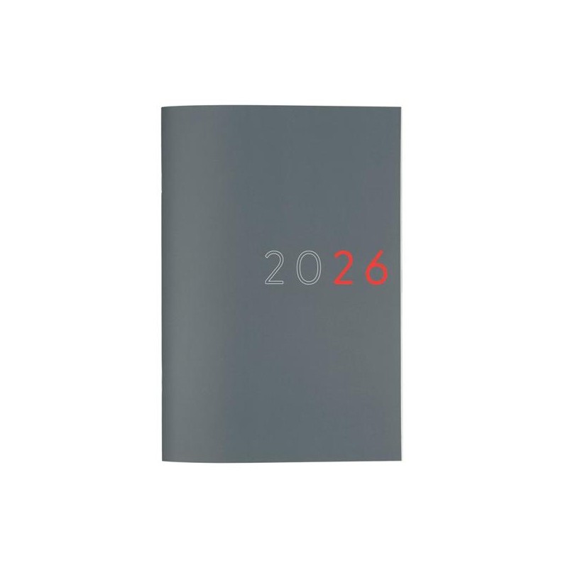 FINOCAM PLANIFICADOR AGENDA Y11-165X240MM MES VISTA GRIS 2026 INTERNACIONAL