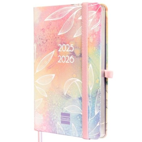 FINOCAM AGENDA MÍNIMAL 18 MESES M3 SVH CIERRE C/GOMA TAPA DURA PRETTY 2025-2026