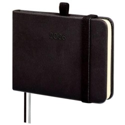 FINOCAM AGENDA MÍNIMAL TEXTURA M0-104X73MM SVV TAPA DURA NEGRO 2026