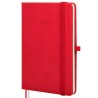 FINOCAM AGENDA MÍNIMAL TEXTURA M4-118X168MM SVH TAPA DURA ROJO 2026