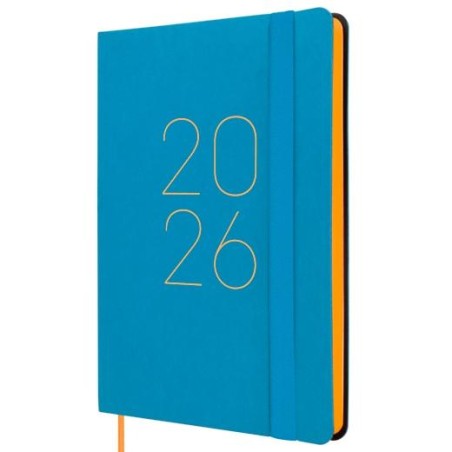 FINOCAM AGENDA FLEXI LISA F4-118X168MM SVH TAPA BLANDA AZUL 2026