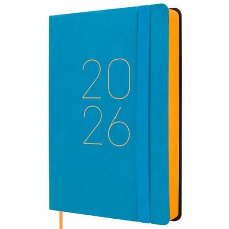 FINOCAM AGENDA FLEXI LISA F4-118X168MM 1DP TAPA BLANDA AZUL 2026