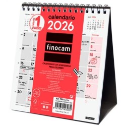 FINOCAM CALENDARIO DE SOBREMESA PARA ESCRIBIR XS-140X150MM MV NEUTRO 2026