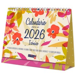 FINOCAM CALENDARIO DE SOBREMESA PARA ESCRIBIR S-210X150MM MV TALKUAL ICÓNICO 2026