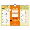 FINOCAM CALENDARIO DE PARED PARA ESCRIBIR A4-297X210MM MV GRAFIK 2026