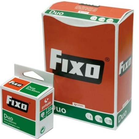 FIXO CINTA DOBLE CARA BLISTER 30MMX5M