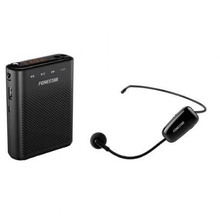 FONESTAR AMPLIFICADOR DE VOZ PORTÁTIL MICRO -UHF, USB, MICROSD, MP3