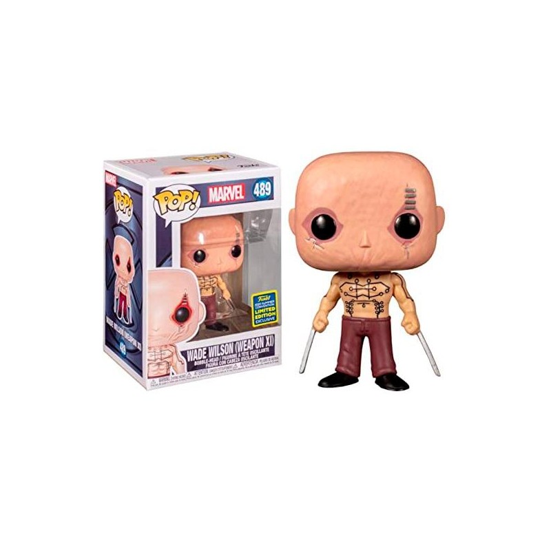 FUNKO POP MARVEL X-MEN WADE WILSON DEADPOOL ARMA XI CONVENCION SAN DIEGO 2020 Nº 489 -CAJA ORIGINAL-