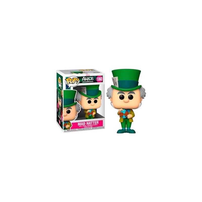 FUNKO POP DISNEY ALICIA EN EL PAIS DE LAS MARAVILLAS 70TH SOMBRERERO LOCO Nº 1060 -CAJA ORIGINAL-