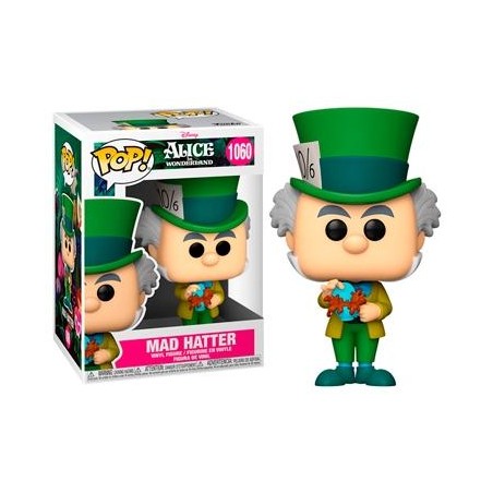 FUNKO POP DISNEY ALICIA EN EL PAIS DE LAS MARAVILLAS 70TH SOMBRERERO LOCO Nº 1060 -CAJA ORIGINAL-