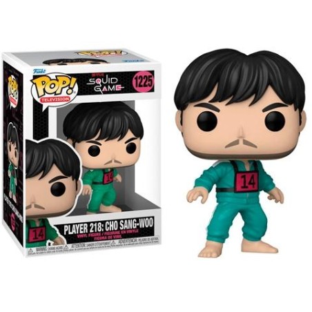 FUNKO POP SERIES TV EL JUEGO DEL CALAMAR JUGADOR 218: SANG-WOO Nº 1225 -CAJA ORIGINAL-