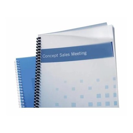 GBC TAPAS ENCUADERNACIÓN POLYCLEARVIEW A4 PP 800 MICRAS TRANSPARENTE MATE PAQUETE 50 UD