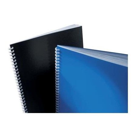 GBC TAPAS ENCUADERNACIÓN POLYCLEARVIEW A4 PP 800 MICRAS NEGRO MATE PACK 50 UD