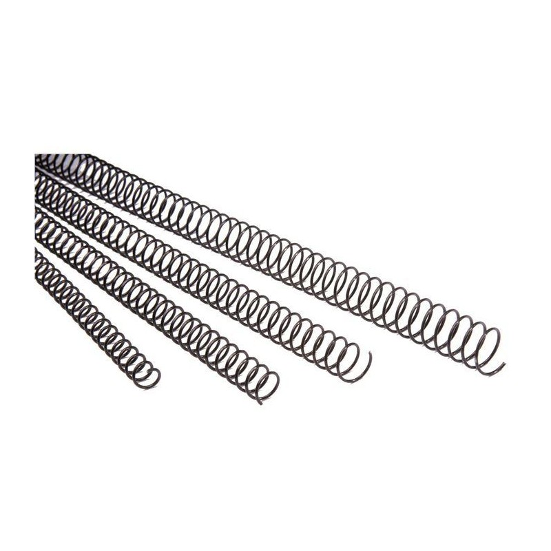 GBC ESPIRAL METÁLICA PASO 5:1 16MM A4 NEGRO C/100