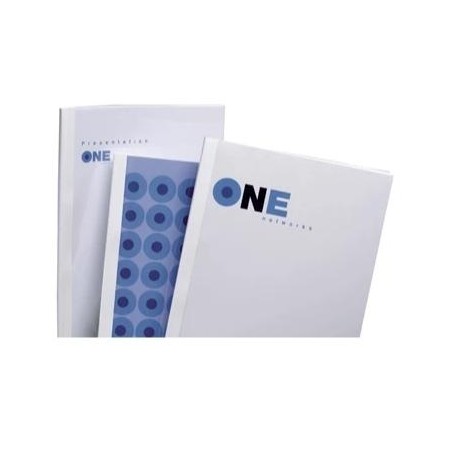 GBC CARPETA TÉRMICA IBICOVER STANDARD A4 LOMO 50MM CAJA DE 50 BLANCO