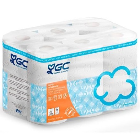 GC CONFORDECO PAPEL HIGIÉNICO 200/22,4M FSC DOBLE CAPA PACK 12 ROLLOS BLANCO