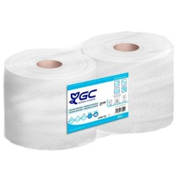 GC BOBINA INDUSTRIAL GOFRADO CELULOSA 2 CAPAS 1500/450M PACK 2U BLANCO