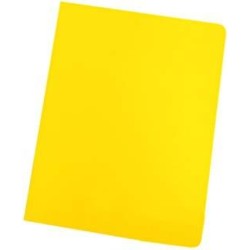 GIO SUBCARPETA SIMPLE CARTULINA AMARILLO INTENSO FOLIO 250GR -50U-