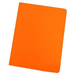 GIO SUBCARPETA SIMPLE CARTULINA NARANJA INTENSO FOLIO 250GR -50U-