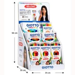 GIOTTO EXPOSITOR DE MESA TODOS PINTAMOS CONTRA EL BULLYING