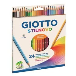 GIOTTO LÁPICES DE COLORES STILNOVO PASTEL C/SURTIDOS ESTUCHE 24 UD