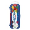 GIOTTO ACUARELAS EN PASTILLAS 30MM CON PINCEL COLORES SURTIDOS ESTUCHE 12 UD