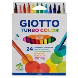 GIOTTO ROTULADORES TURBO COLOR SURTIDOS ESTUCHE 24 UD