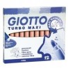 GIOTTO ROTULADORES TURBO MAXI ROJO ESTUCHE 12 UD