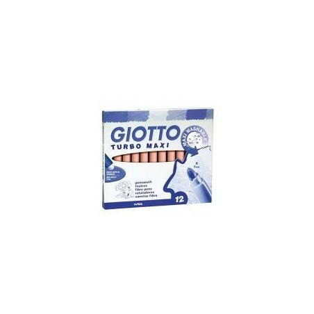 GIOTTO ROTULADORES TURBO MAXI VIOLETA ESTUCHE 12 UD