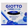 GIOTTO ROTULADORES TURBO MAXI NEGRO ESTUCHE 12 UD