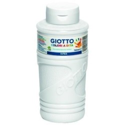 GIOTTO PINTURA DE DEDOS DE 750 ML COLOR BLANCO