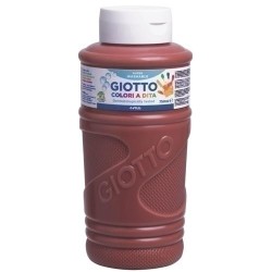 GIOTTO PINTURA DE DEDOS DE 750 ML COLOR MARRÓN